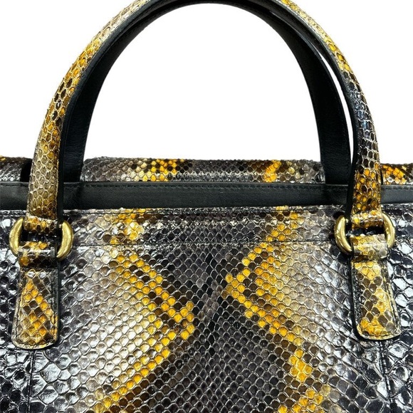 Gucci Python 1973 Medium Top Handle Satchel - Authentic - Picture 13 of 15